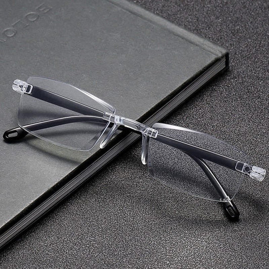 ClearView™ - Rimless One Power Auto Focus Reading Glasses 👓✨ ( Buy 1 Get 1 Free🔥🔥)
