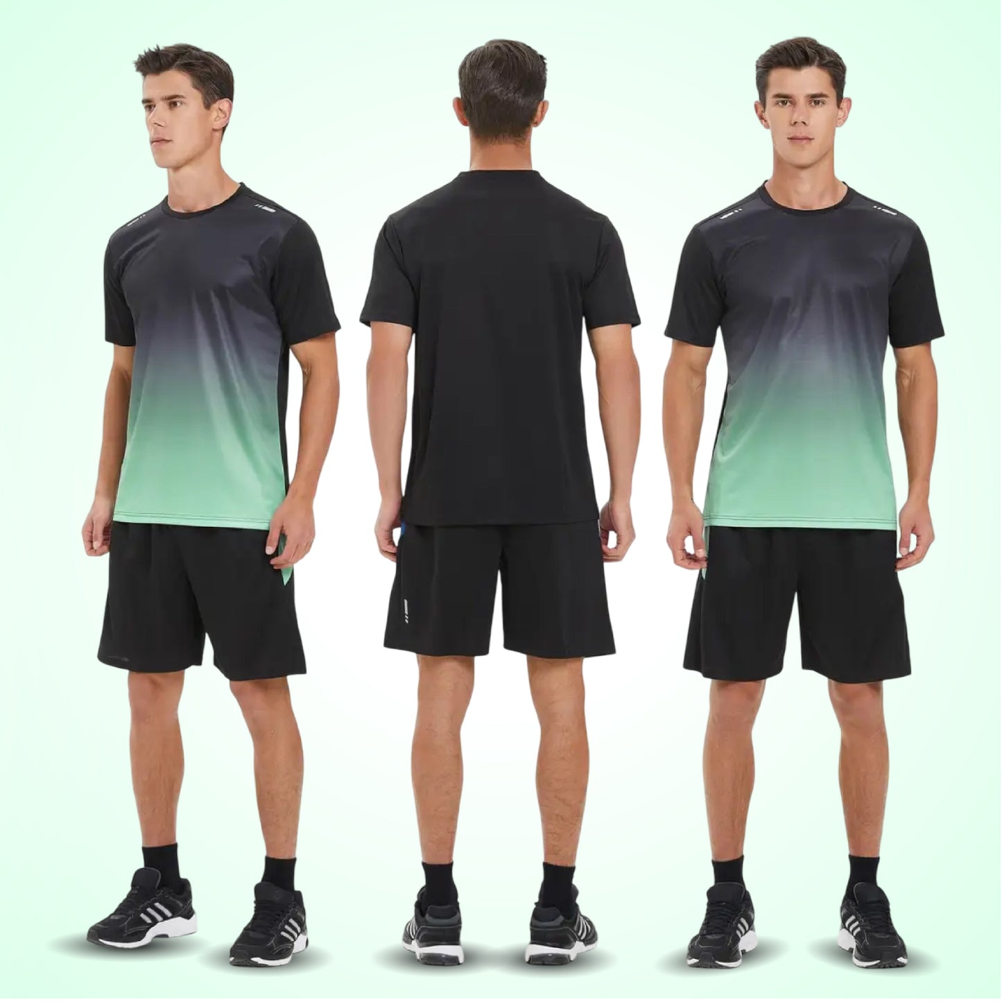 Men's Outdoor Sports Quick-Drying Breathable 2-Piece Combo Set 🏃‍♂️👕 (Get Shorts Free🔥)