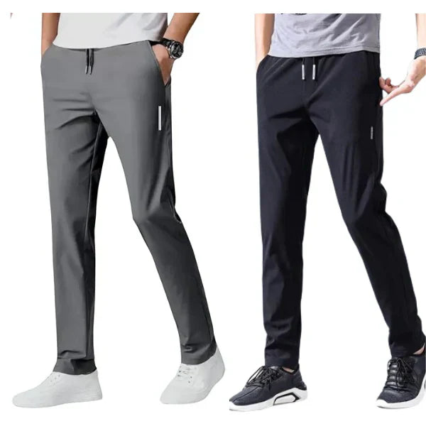 Buy 1 Get 1 Free Combo Men's Sports Regular Fit Lycra Track Pants