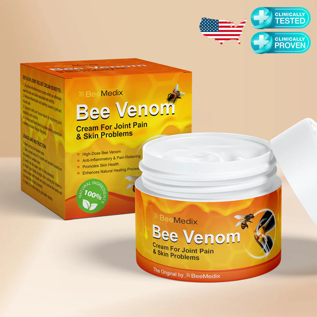 Bee Venom Pain Suppression Joint Healing Cream (Buy 1 Get 1 Free🔥🔥) ( Bloomio Official )