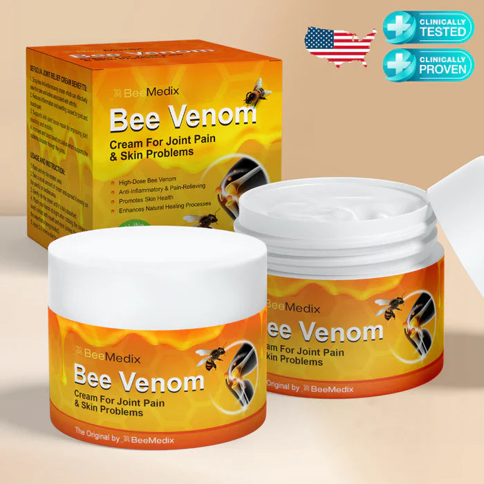 Bee Venom Pain Suppression Joint Healing Cream (Buy 1 Get 1 Free🔥🔥) ( Bloomio Official )