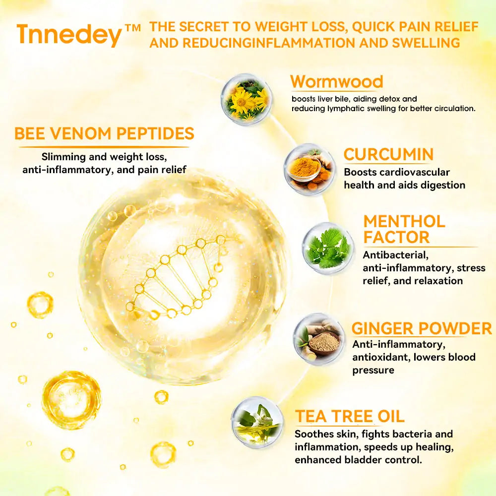 + Bee Venom Lymphatic Drainage & Slimming Foot Patches 🌿👣